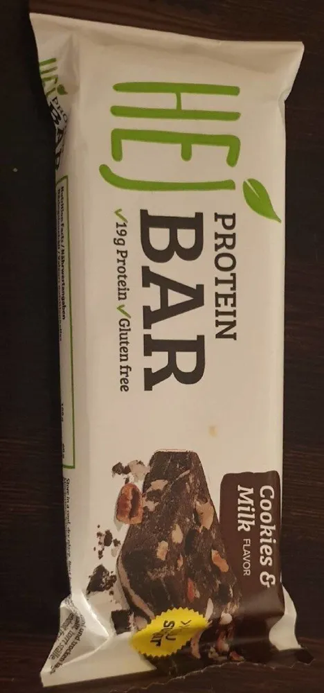 HEJ Protein Bar Cookie & Milk