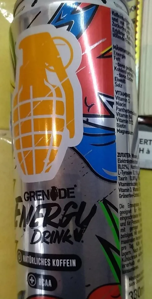 Grenade energy drink