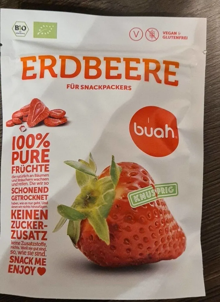 Erdebeeren gefriergetrocknet