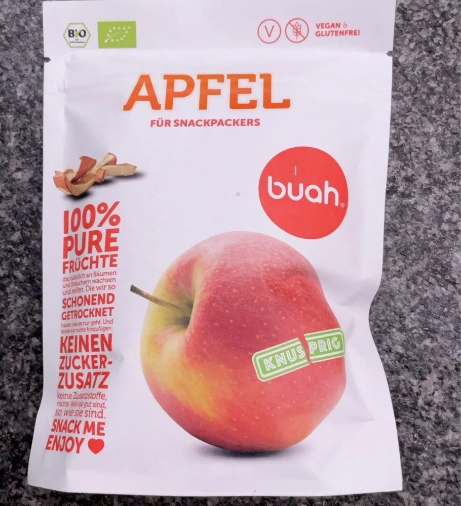 Apfel für Snackpackers