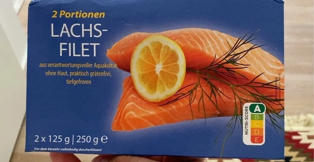Lachs tiefgefroren