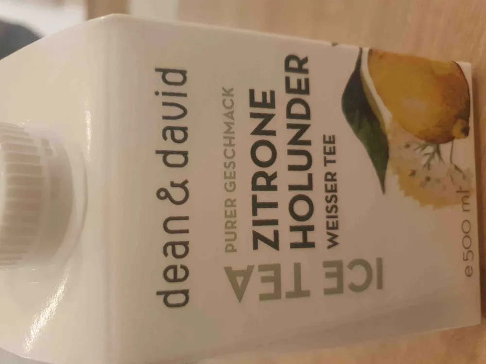 Ice Tea Zitrone Holunder