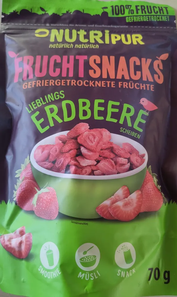Erdbeeren gefriergetrocknet