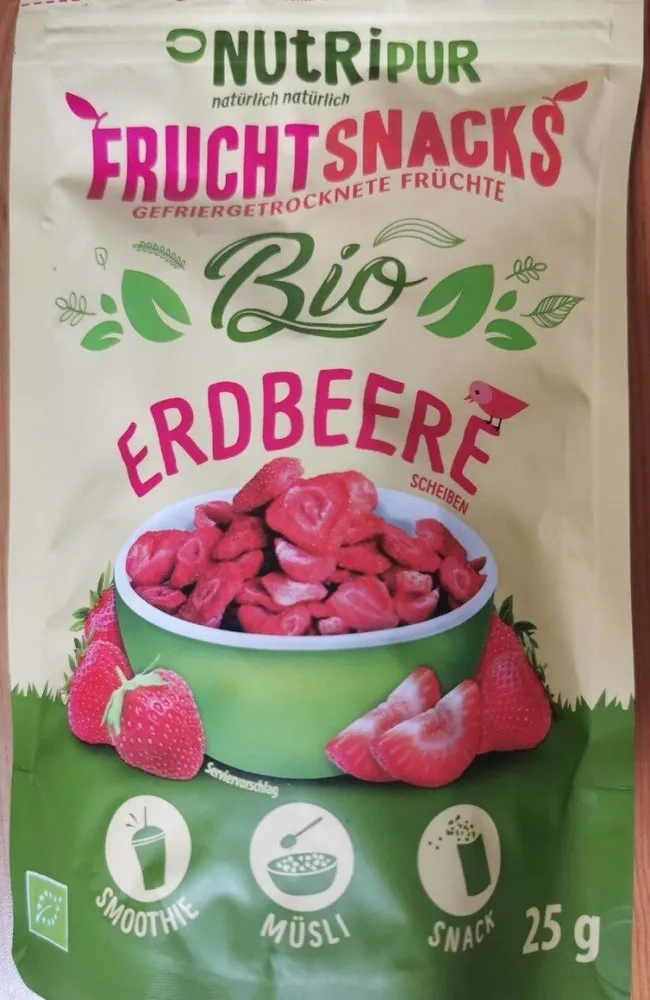 Fruchtsnacks Erdbeere