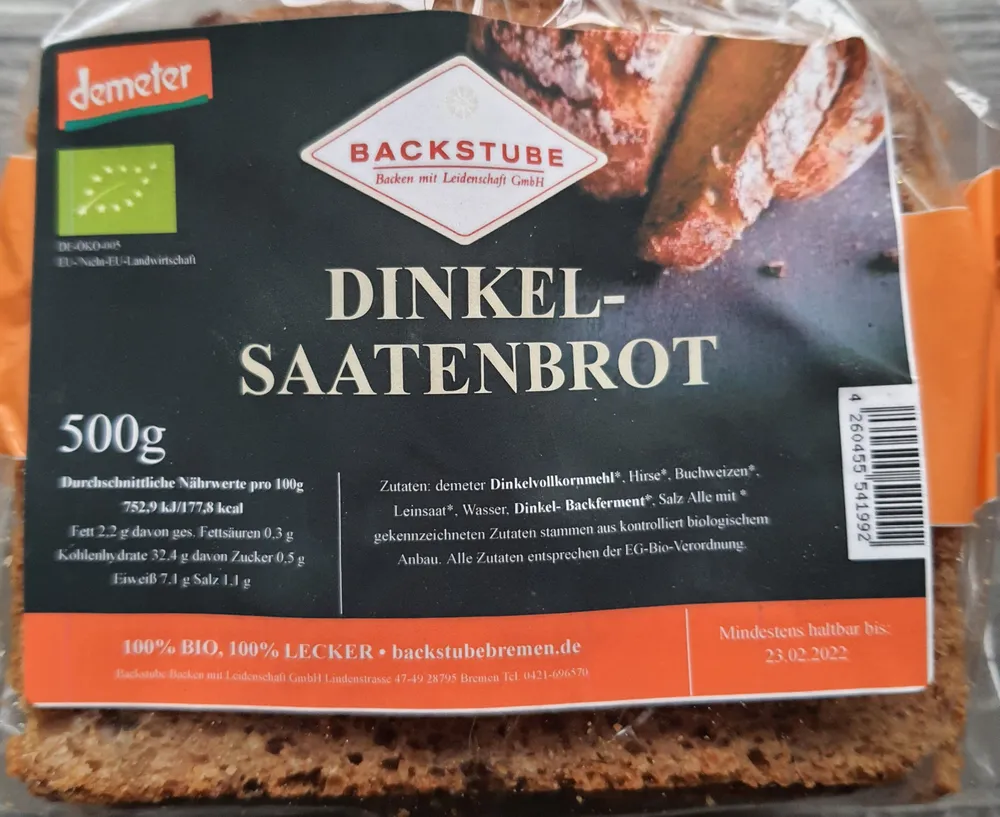 Dinkel-Saatenbrot