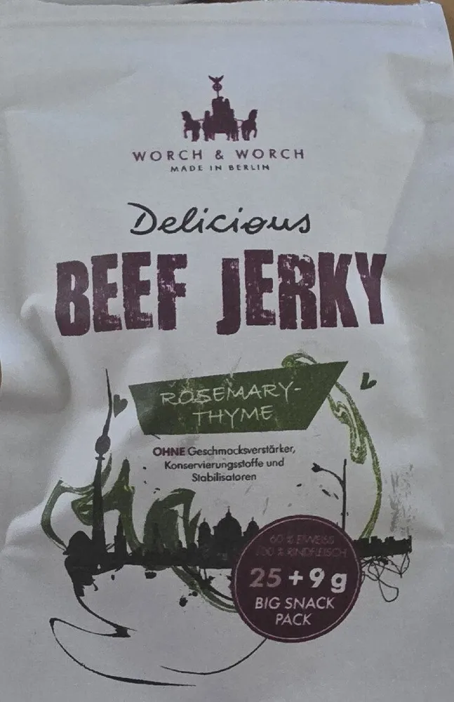 Beef Jerky Rosemary Thyme