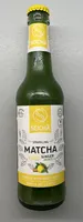 Matcha tea with yuzu and mint flavor