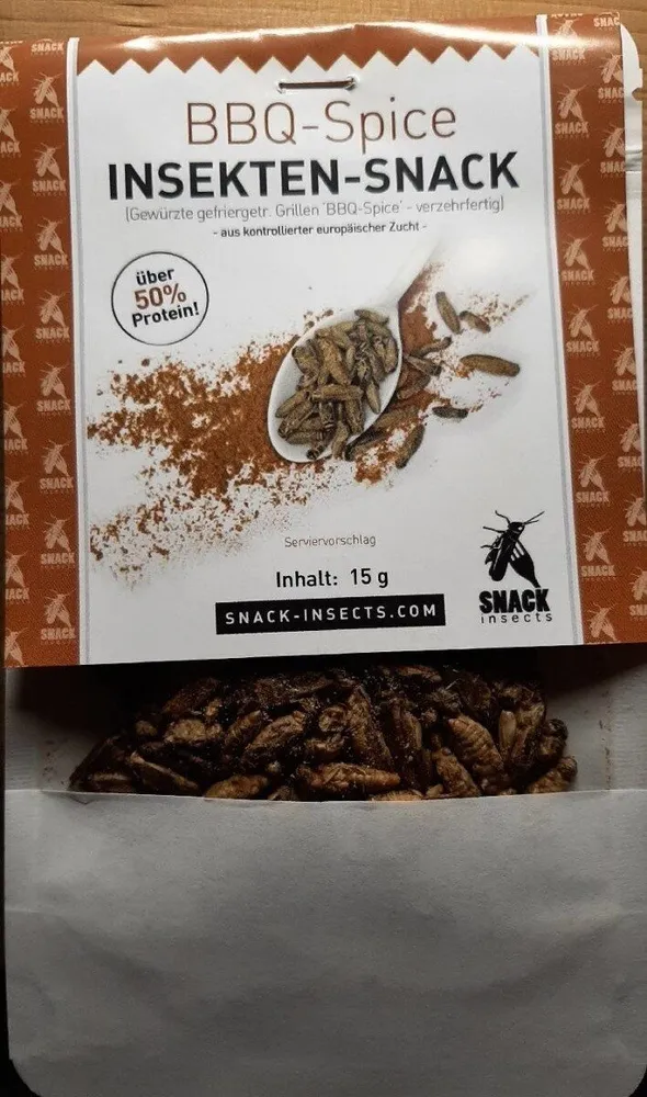 BBQ-Spice Insekten-Snack