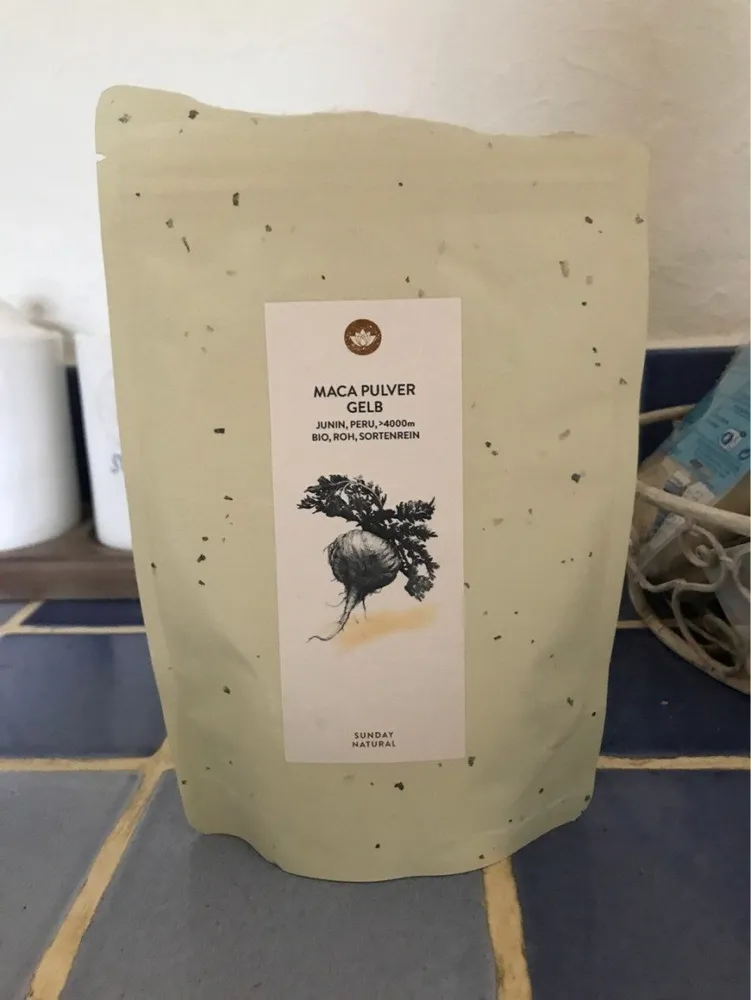 Maca Pulver Gelb