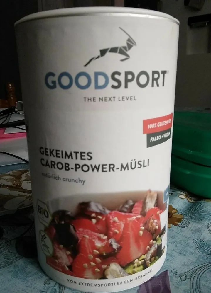 Gekeimtes carob-power-müsli
