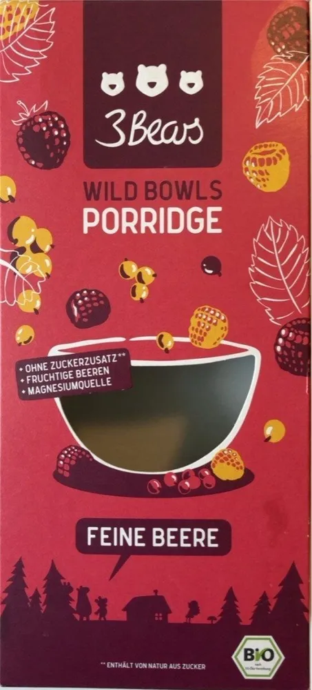 Wild Bowls Porridge Feine Beere