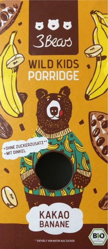 Wild Kids Porridge Kakaobanane