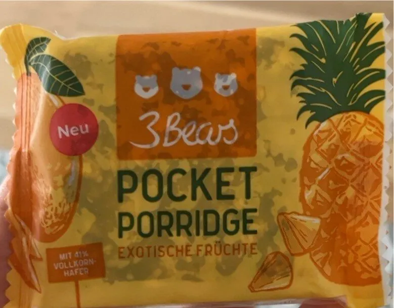 Pocket porridge exotic fruit