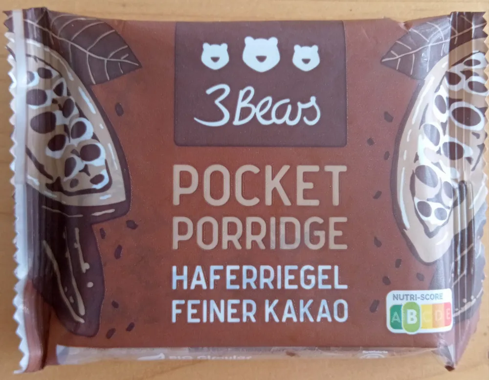 POCKET PORRIDGE HAFERRIEGEL FEINER KAKAO