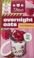 overnight oats Coco Rasperry