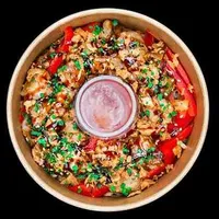 Gebratene Nudeln - Hühnchen
