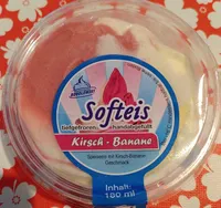 Softeis Kirsch-Banane