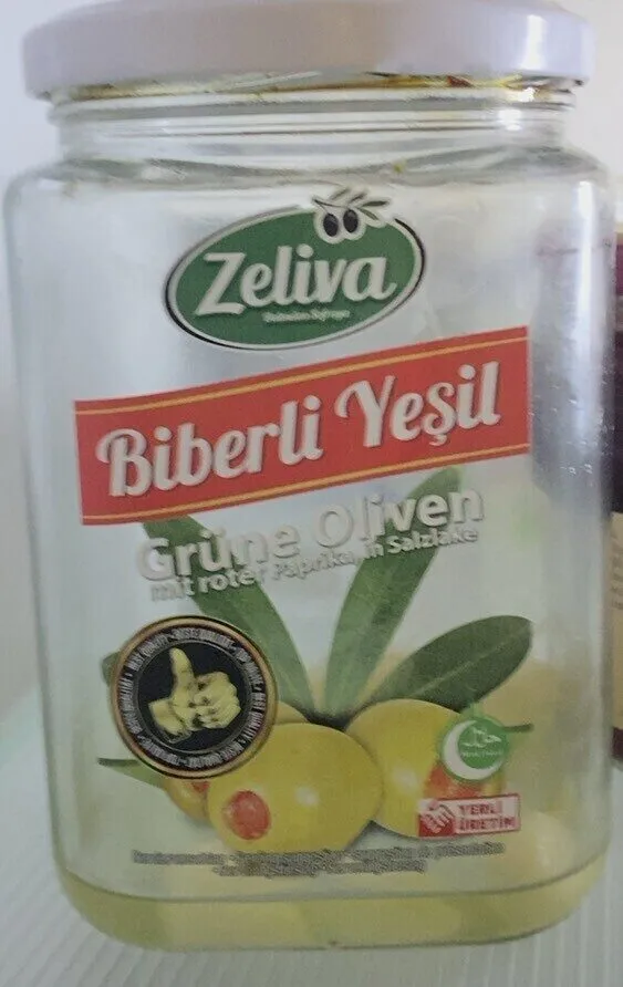 Biberli Yeşil Grüne Oliven