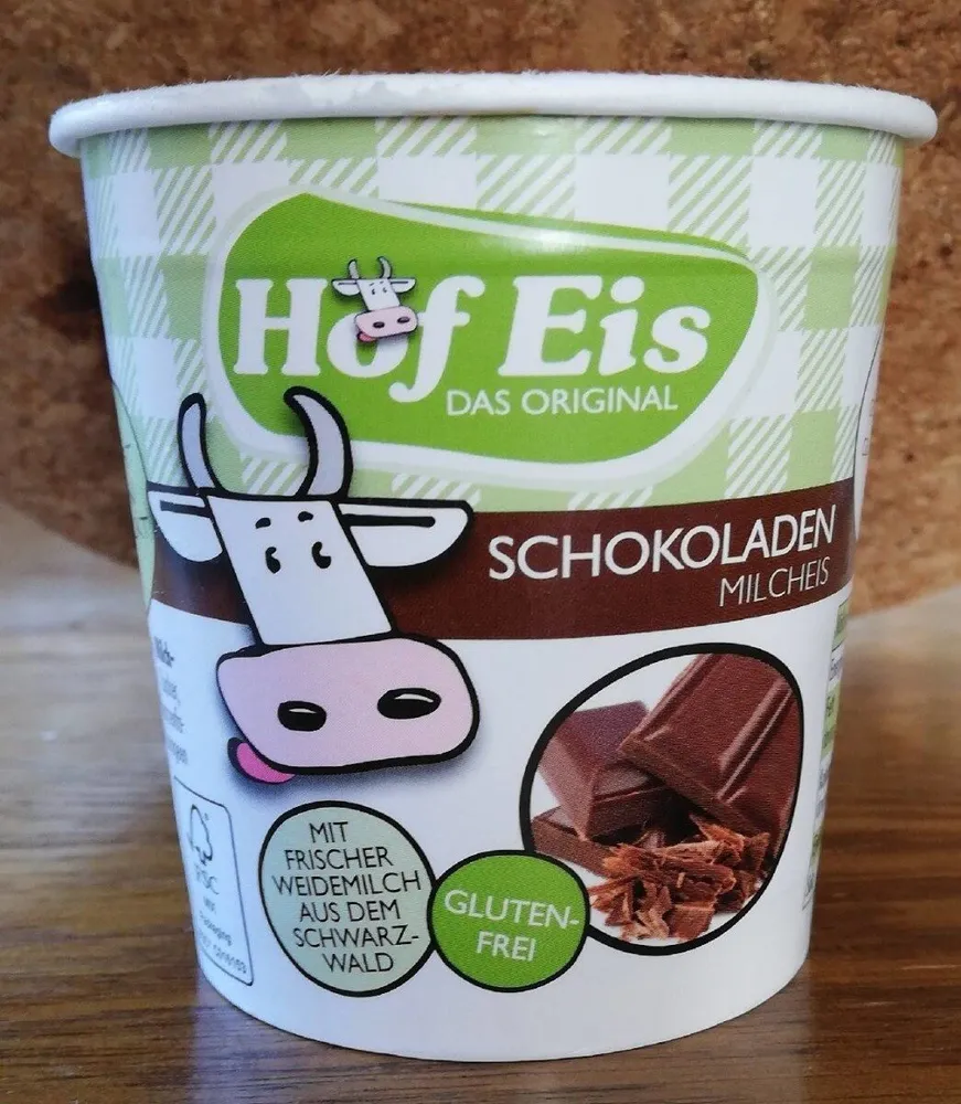 Schokoladen Milcheis
