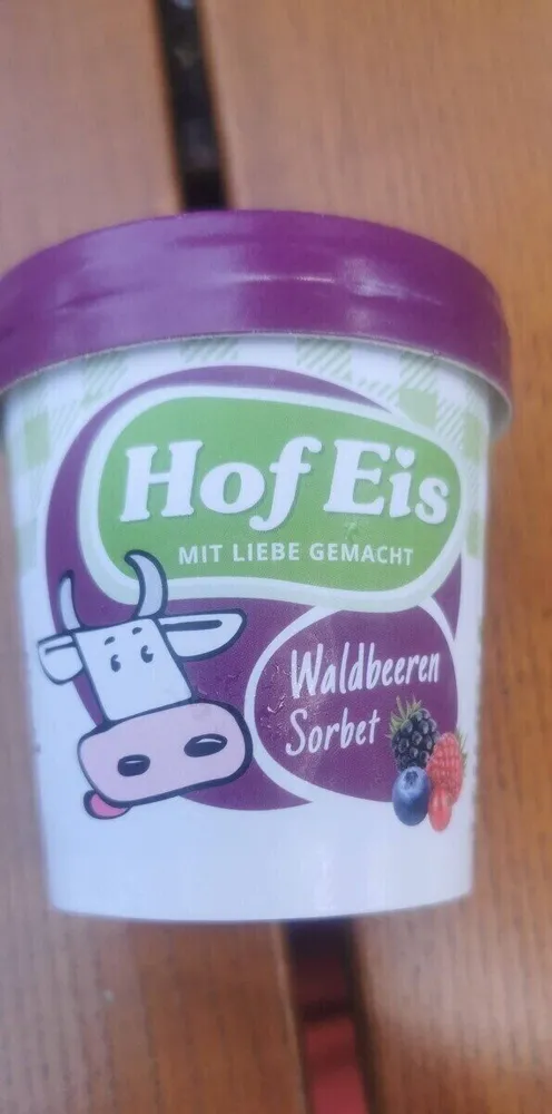 Hof Eis Waldbeeren Sorbet