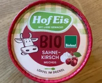 Bio Sahne Kirsch Milcheis