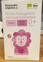 Bio Pre Anfangsmilch auf Ziegenmilchbasis