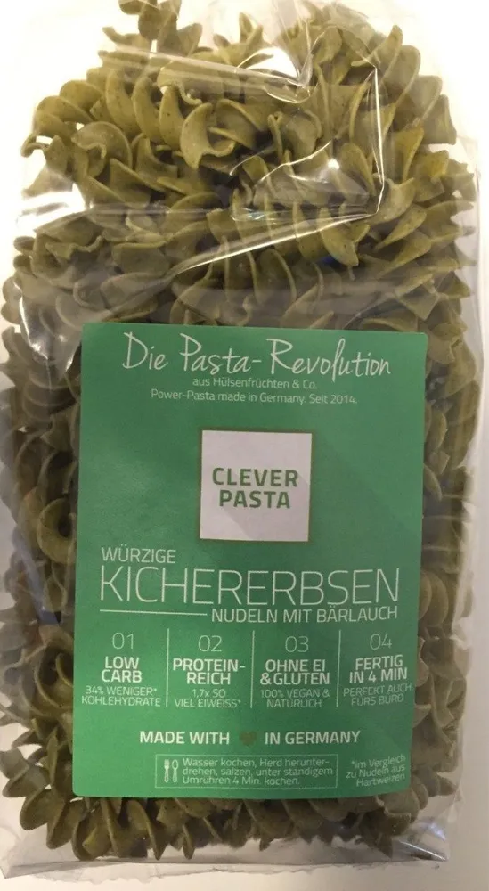 KICHERERBSEN NUDELN MIT BÄRLAUCH