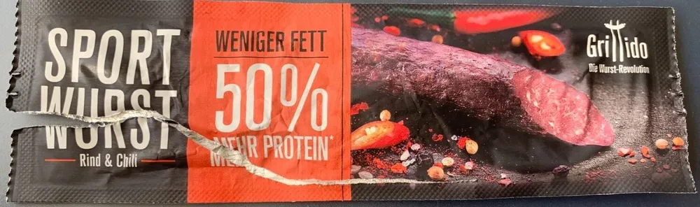 Sport Wurst Rind &  Chili