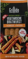 Vegetarische Bratwurst +Almkäse +Paprika