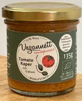 Tomate Kaper mit Erdnuss BIOAUFSTRICH