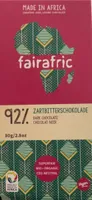Zartbitterschokolade 92 %