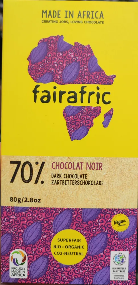 70% chocolat noir
