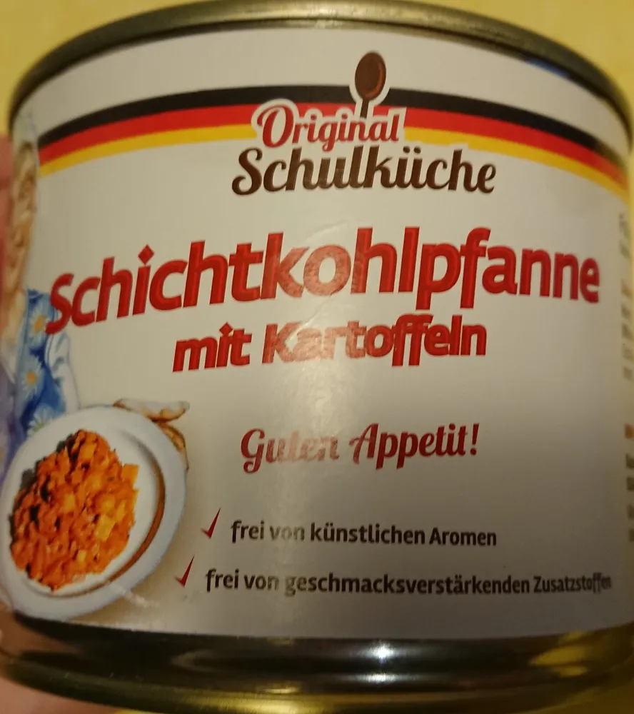 schichtkohlpfanne