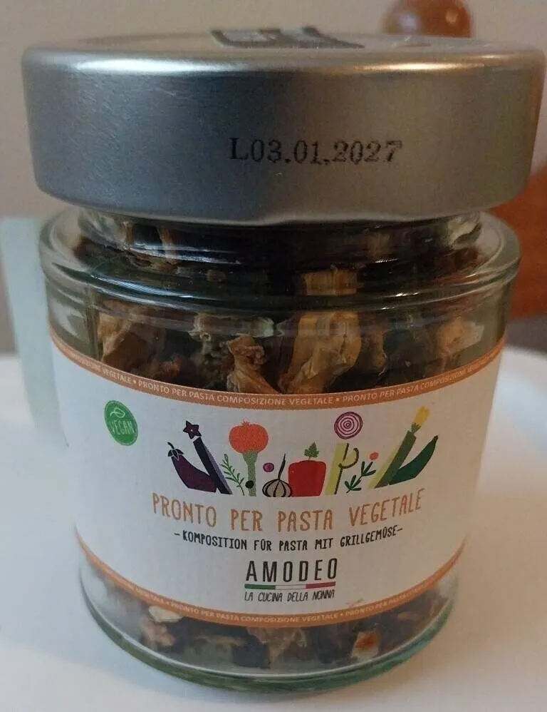 Pronto per pasta vegetale