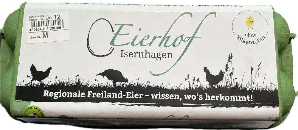 Regional free-range eggs M