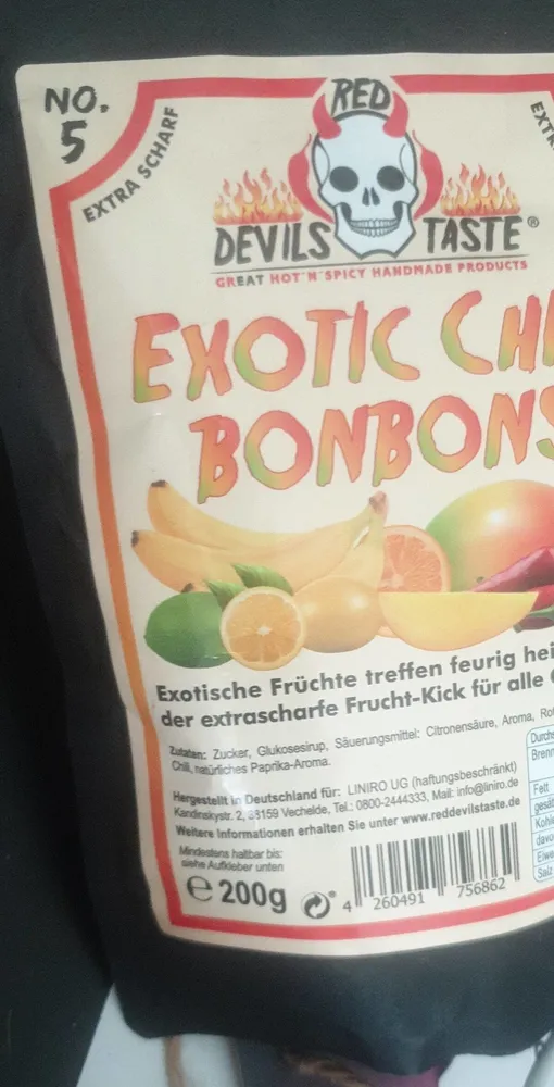 Devils Taste Exotik Chili Bonbons