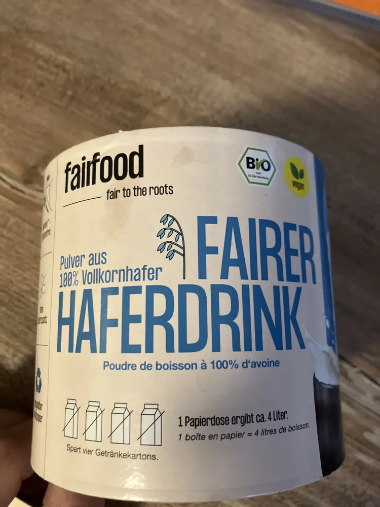Fairer Haferdrink
