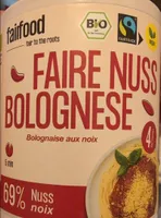 Faire Nuss Bolognese