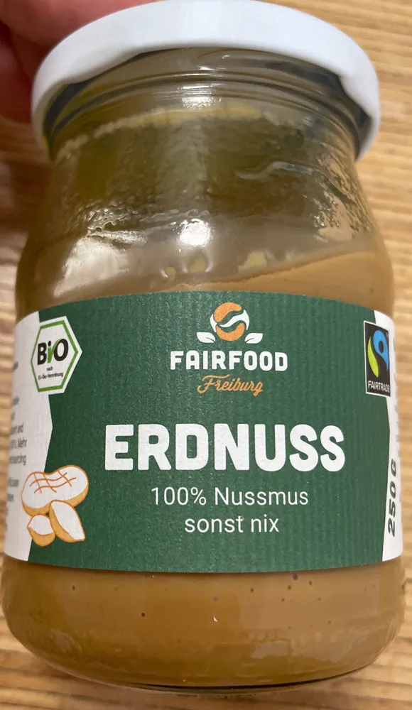ERDNUSS 100% Nussmus sonst nix