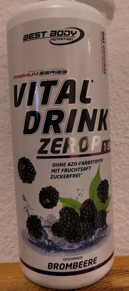 Vital Drink Zerop Brombeere
