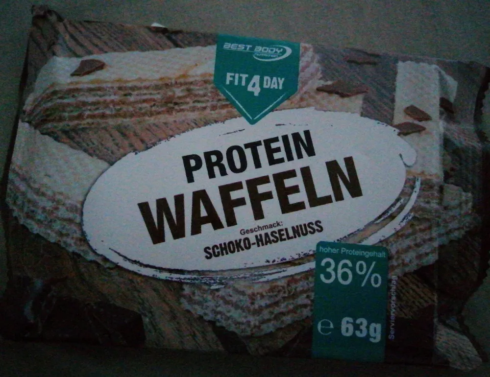 Gaufrette protéinée crème