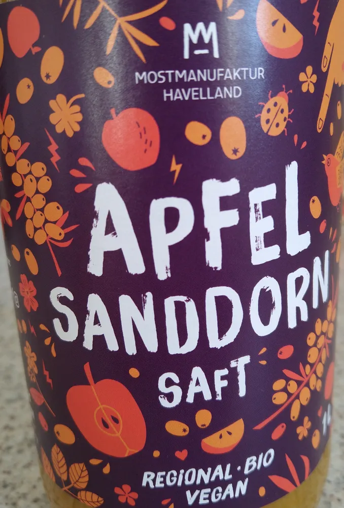 Apfel Sanddorn Saft