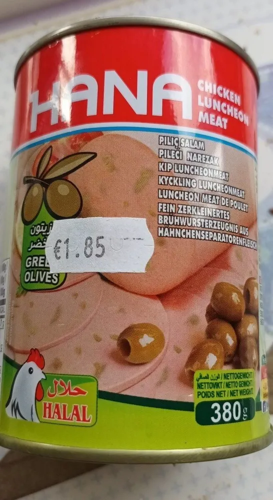 Chicken luncheon meat