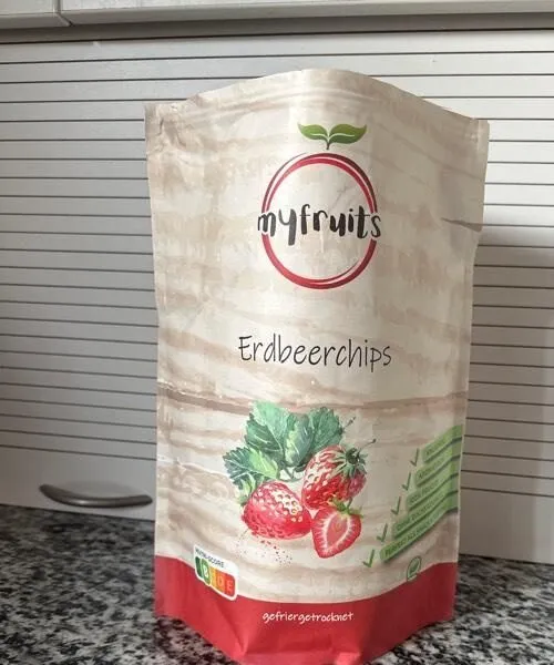 Erdbeerchips