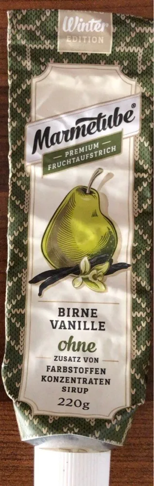 Fruchtaufstrich Birne Vanille