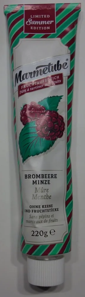Marmetube Brombeere Minze