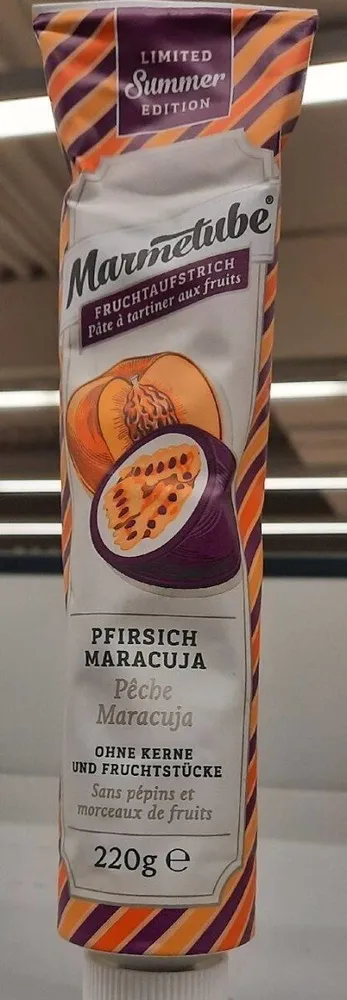 Fruchtaufstrich Pfirsich Maracuja