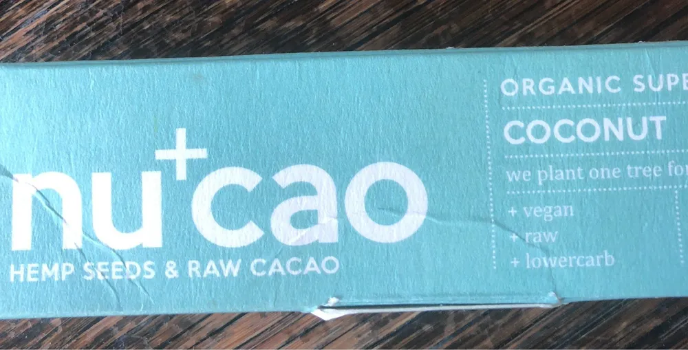 Organic superfood bar coconut