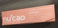 Organic superfood bar espresso