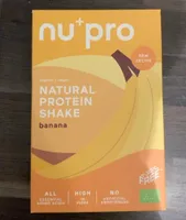 Natural protein shake banane